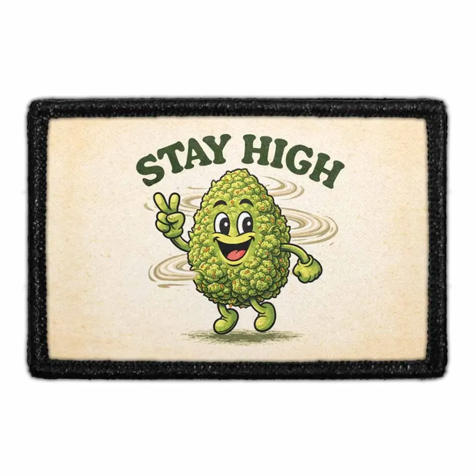 Pull Patch Stay High Bud patch med velcro cannabis