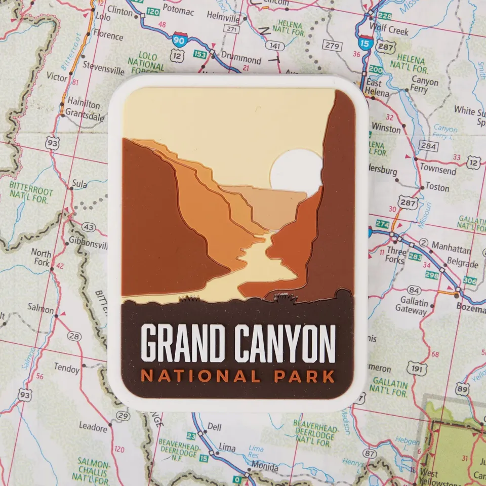 Vagabond Heart Grand Canyon køleskabsmagnet PVC 3D