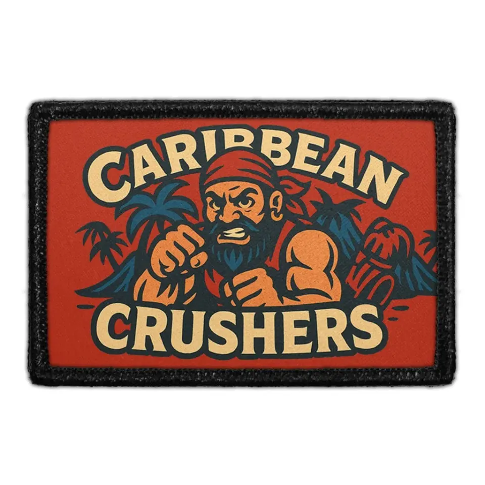 Pull Patch Caribbean Crushers patch 76x51 mm velcro