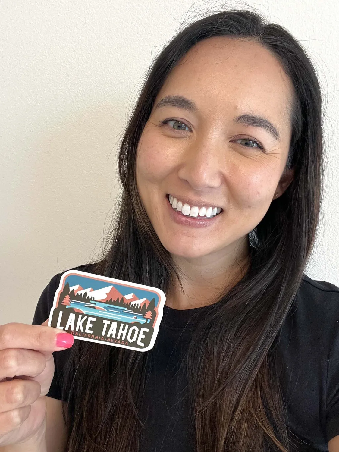 Vagabond Heart Lake Tahoe klistermærke 1 stk mat