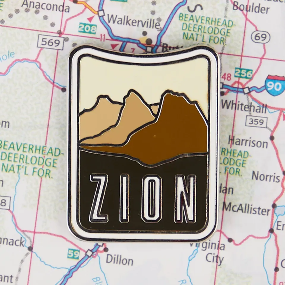 Vagabond Heart Zion National Park pin emalje 32mm