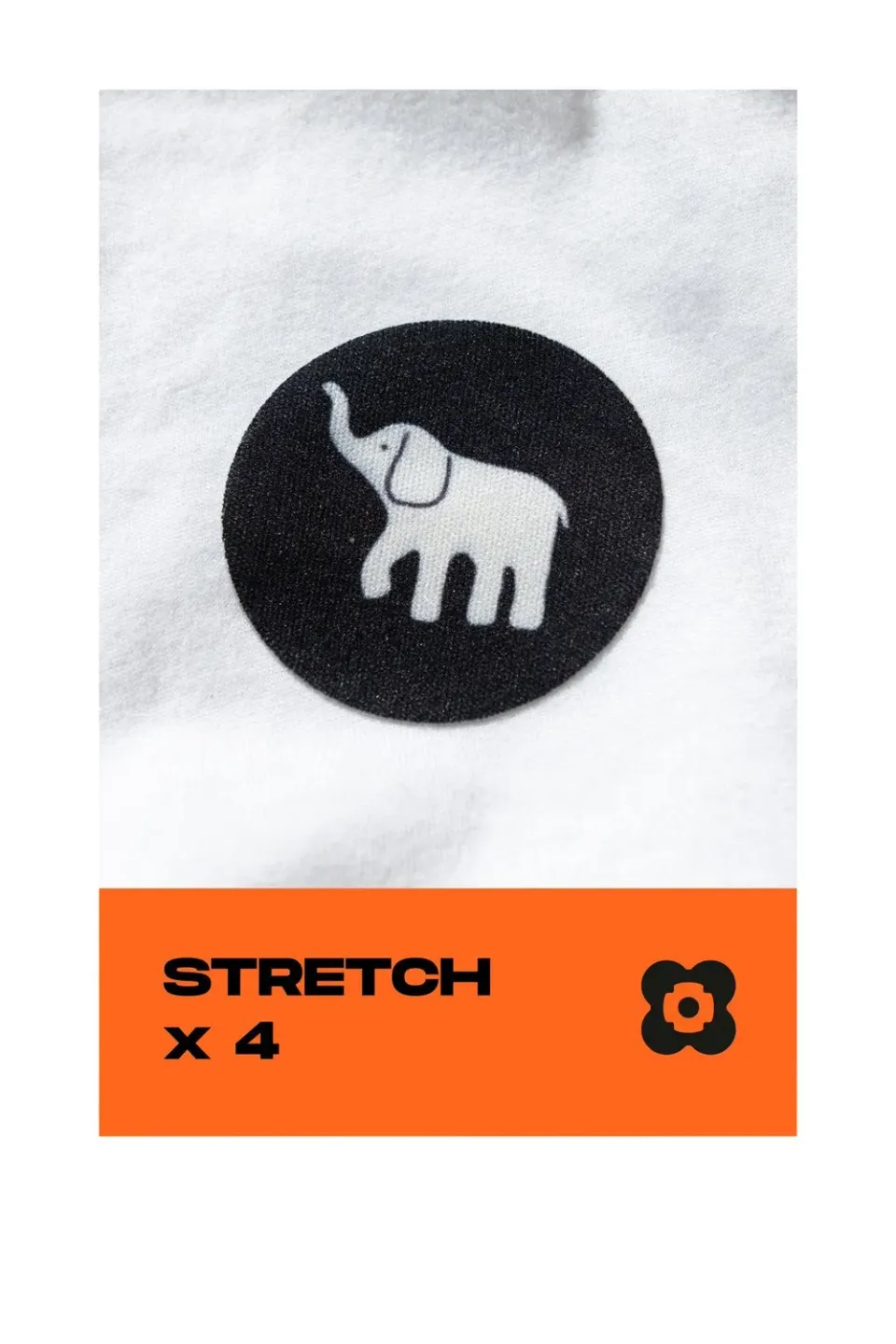 FabPatch World Vision lapper 4 stk elefant