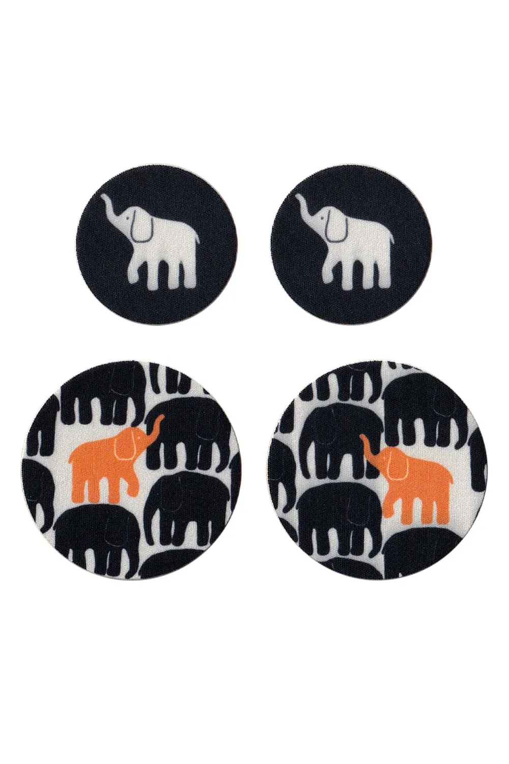 FabPatch World Vision lapper 4 stk elefant