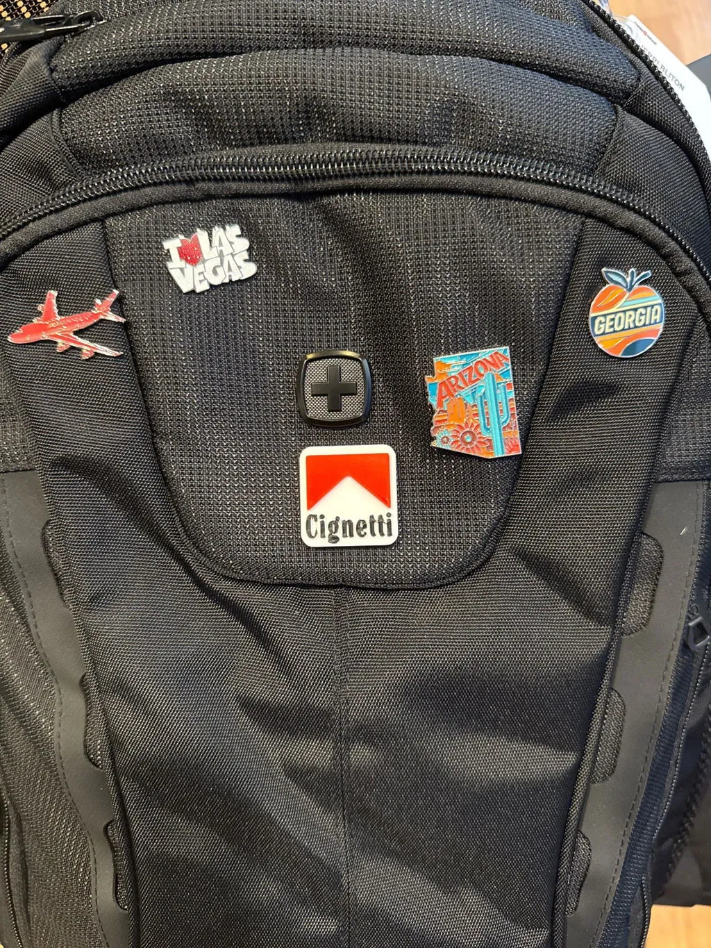 Vagabond Heart Georgia emalje pin USA