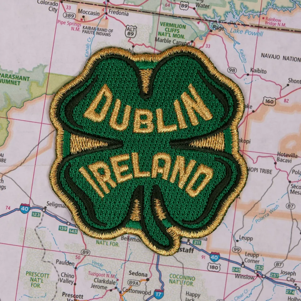 Vagabond Heart Dublin Ireland patch souvenir