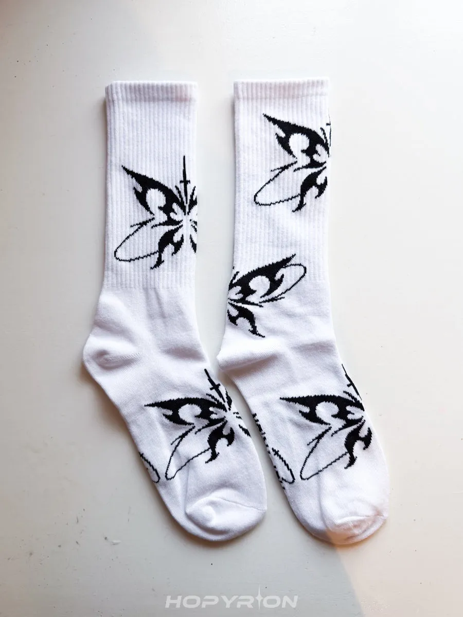 Hopyrion Cyber Fly strømper bomuld 36-42