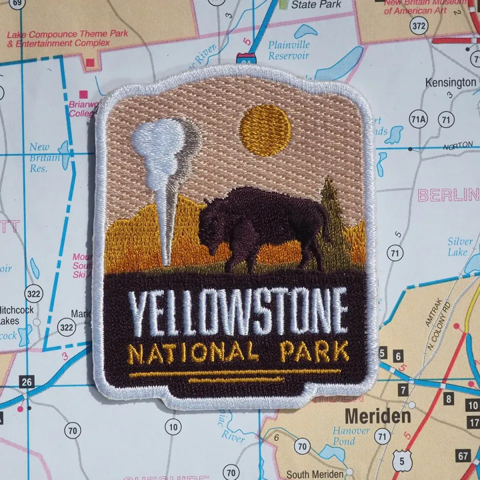 Vagabond Heart Yellowstone patch 7x5,7 cm