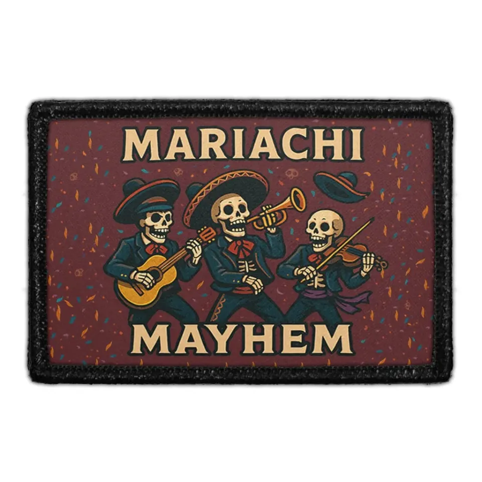 Pull Patch Mariachi Mayhem patch velcro 3x2 musik