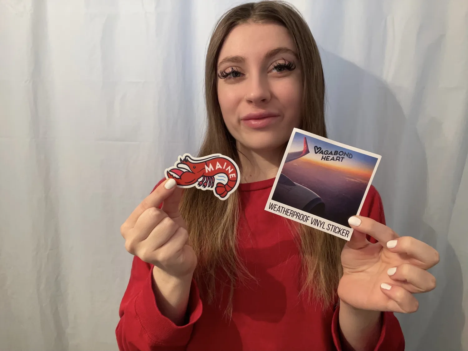 Vagabond Heart Maine klistermærke mat vejrbestandig