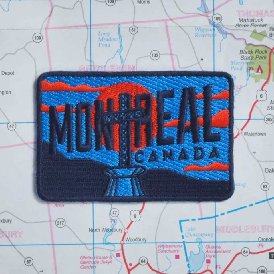 Vagabond Heart Montreal strygemærke 51x76 mm