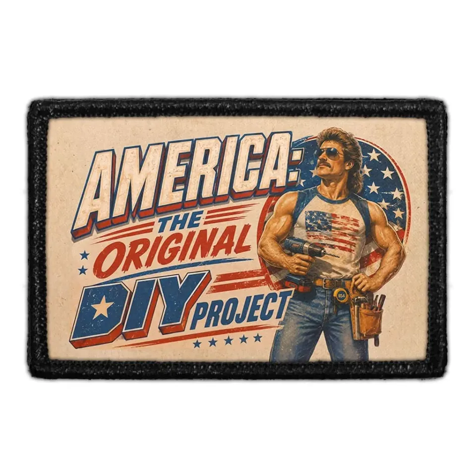 Pull Patch America Original DIY Project patch med velcro
