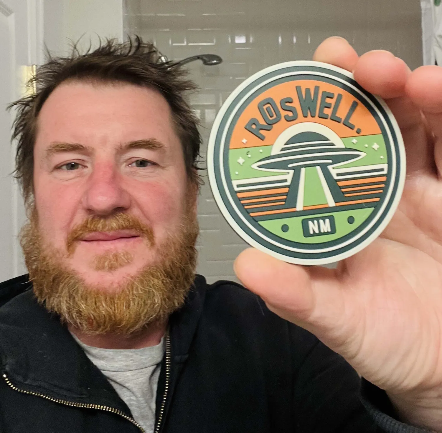 Vagabond Heart Roswell køleskabsmagnet 76 mm PVC