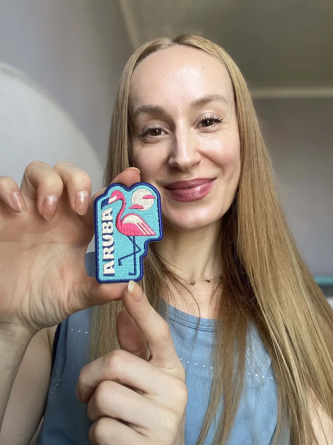 Vagabond Heart Aruba strygemærke broderet