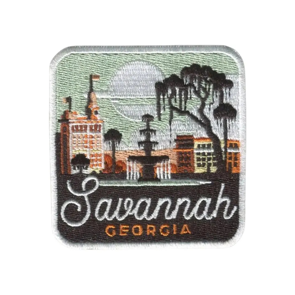 Vagabond Heart Savannah strygemærke USA souvenir