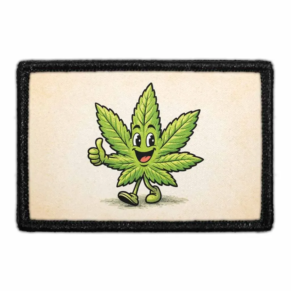 Pull Patch Marijuana Leaf Buddy patch velcro blad