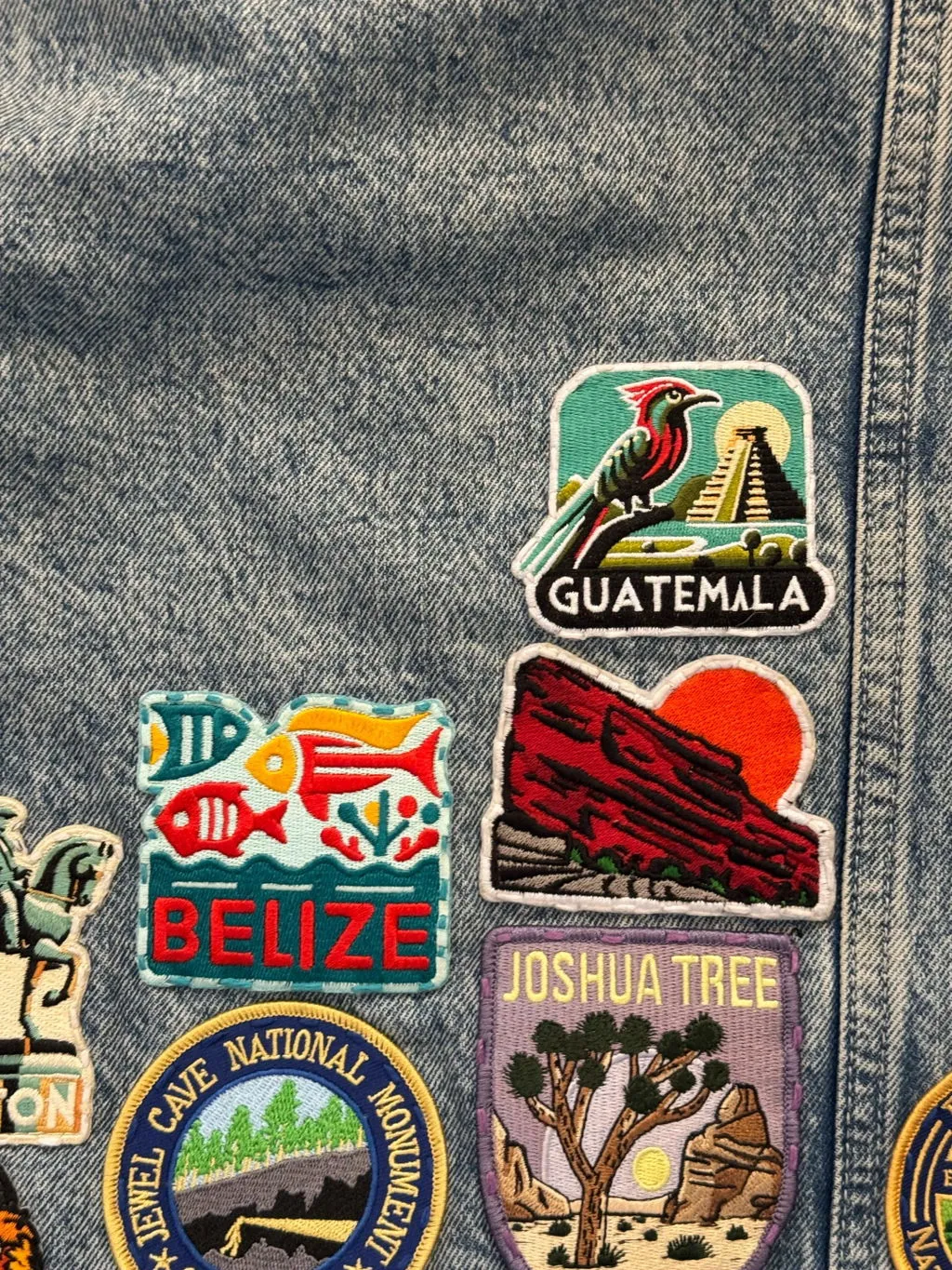 Vagabond Heart Guatemala strygemærke broderet