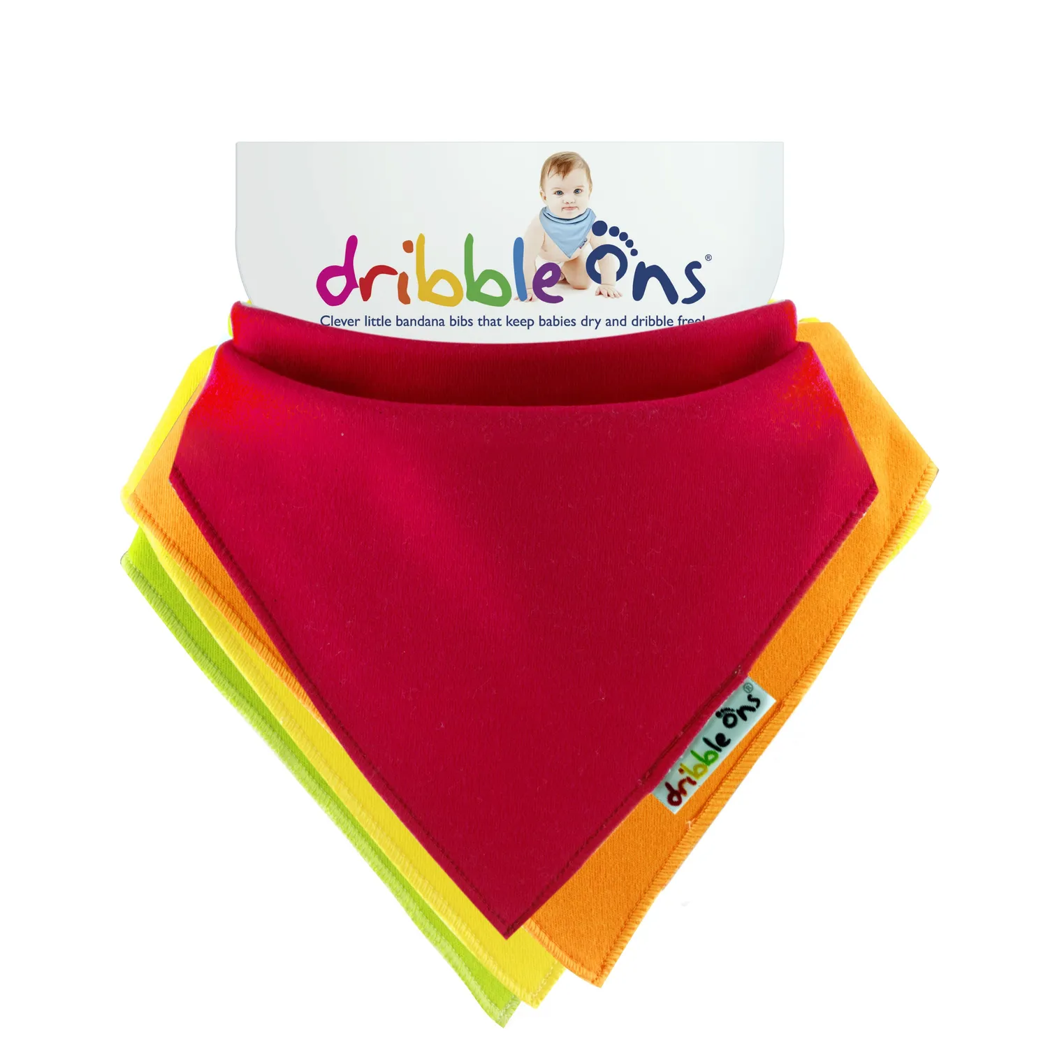 Sock Ons Dribble Ons bandana savlesmæk 3-pak bandana
