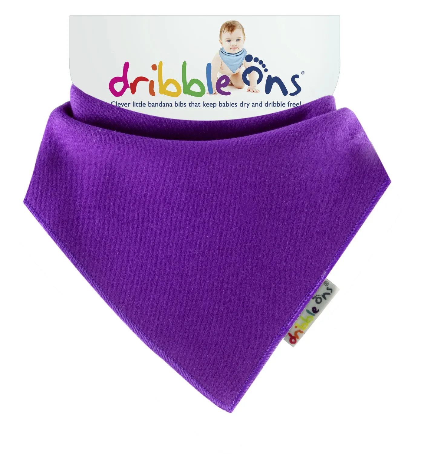 Sock Ons Dribble Ons Girls savlesmæk baby pink blød