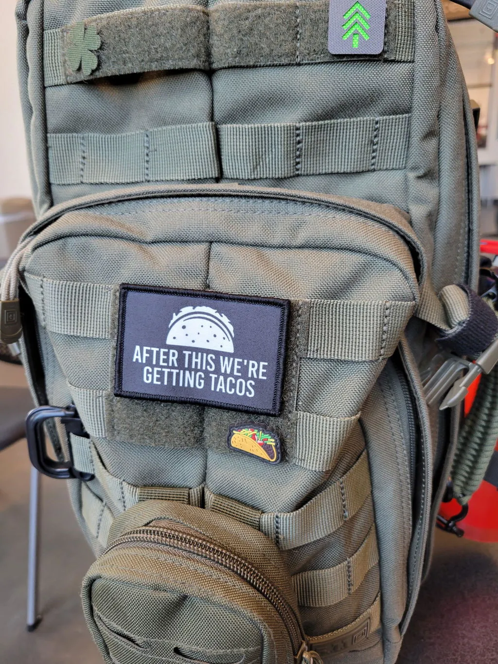 Pull Patch After This We're Getting Hot Wings patch 76mm velcro