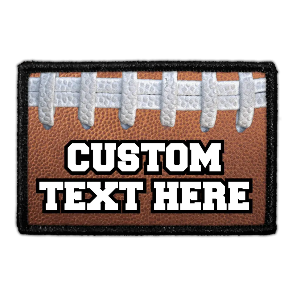 Pull Patch Football patch med velcro custom