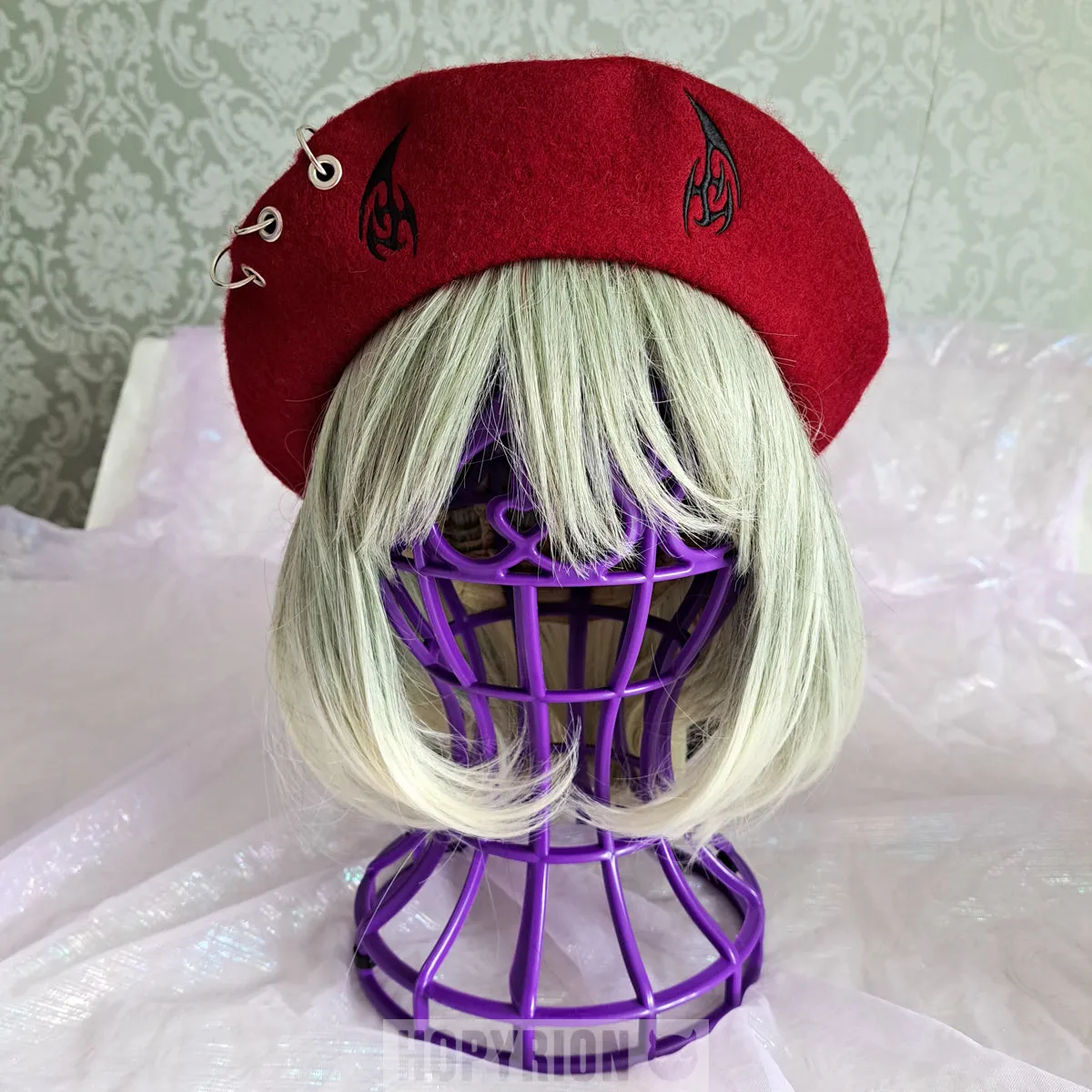 Hopyrion Winged Heart baret uld 56-60 cm