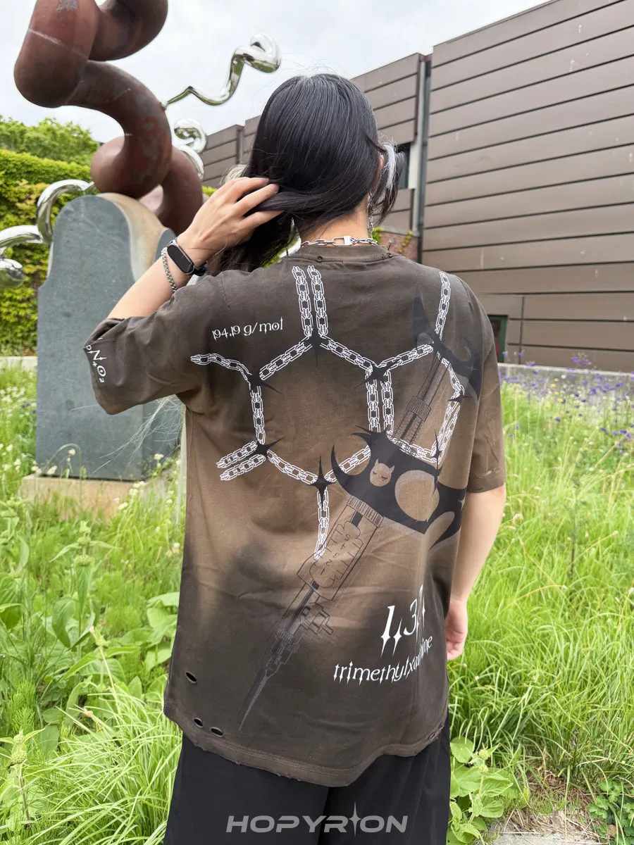 Hopyrion Caffeine Addict T-shirt unisex sort