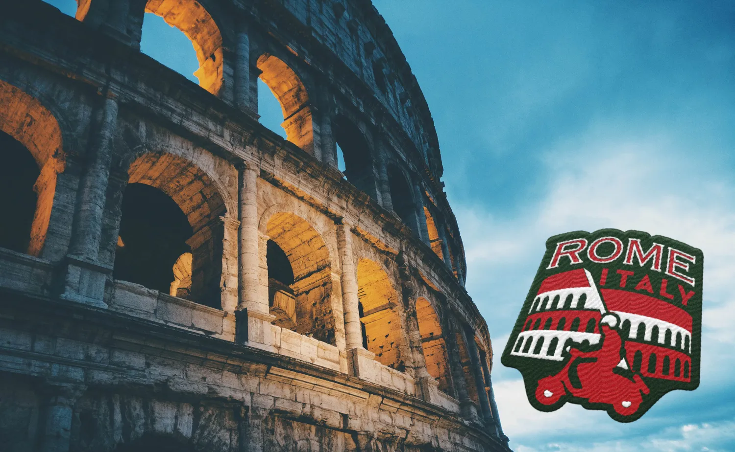 Vagabond Heart Rome klistermærke vinyl Colosseum