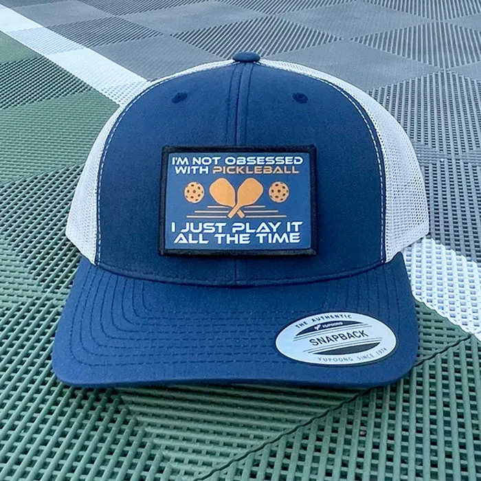 Pull Patch Not Obsessed Pickleball patch velcro