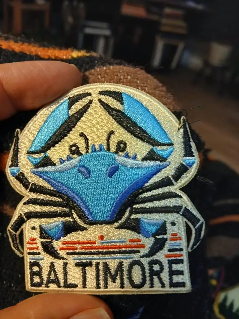 Vagabond Heart Baltimore Maryland strygemærke broderet