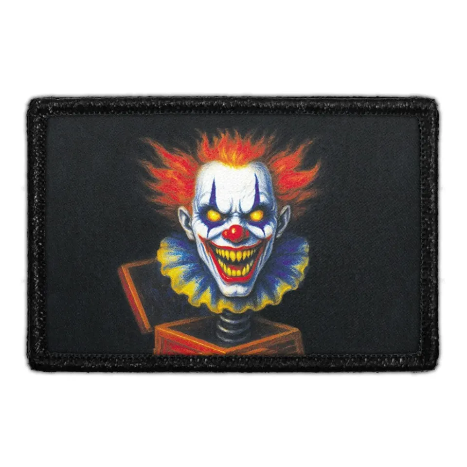 Pull Patch Jack-in-the-Box from Hell patch velcro klovn