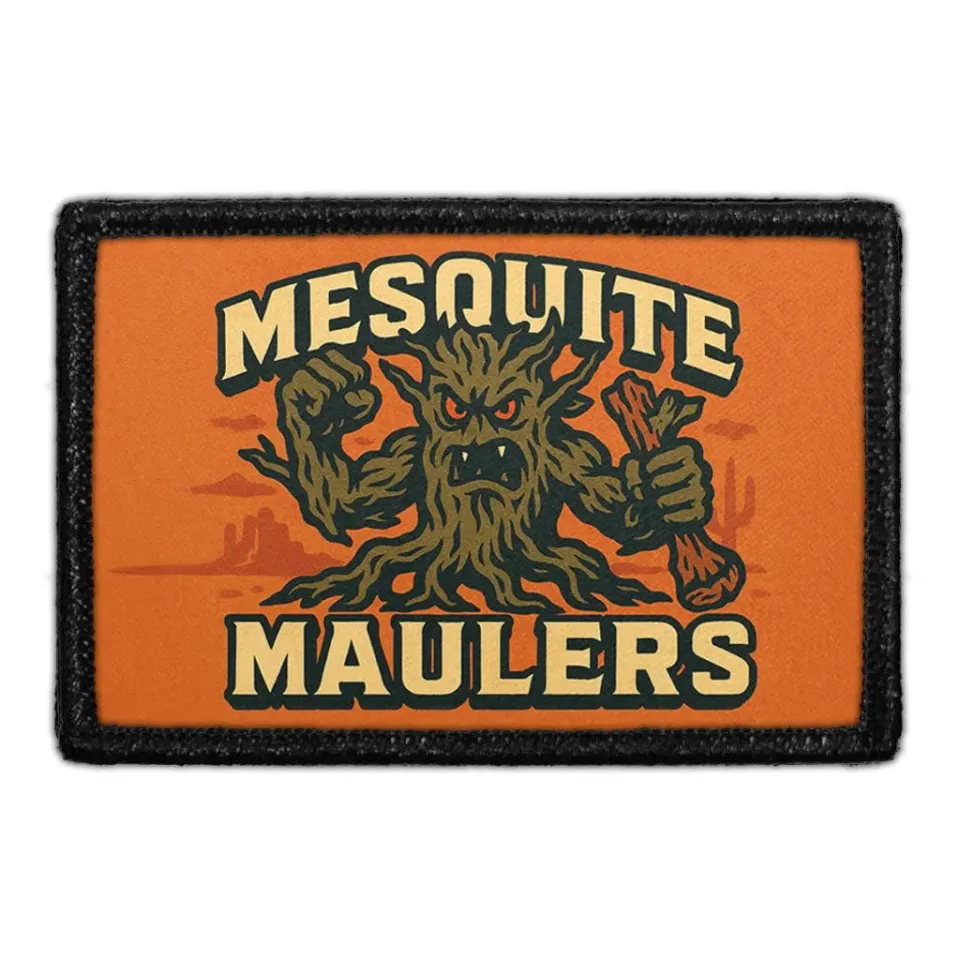 Pull Patch Mesquite Maulers patch 76x51 mm velcro