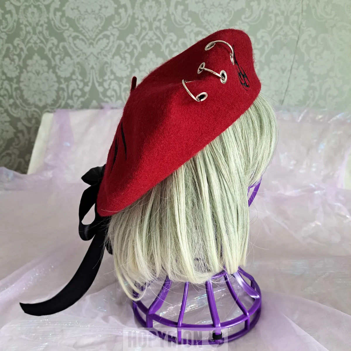 Hopyrion Winged Heart baret uld 56-60 cm