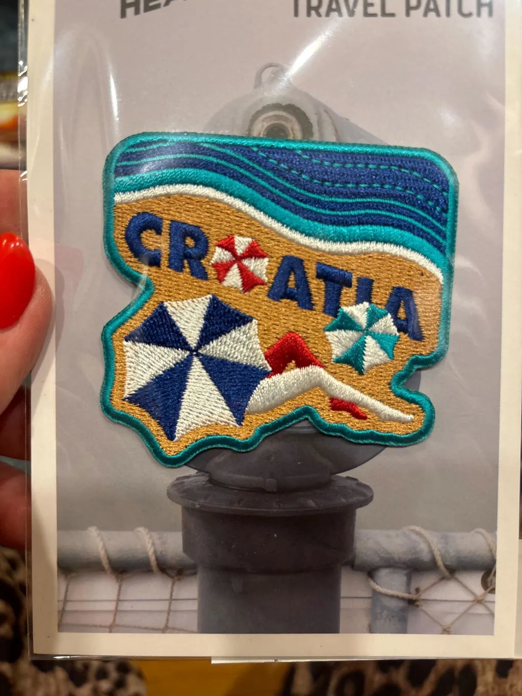 Vagabond Heart Croatia strygemærke broderet