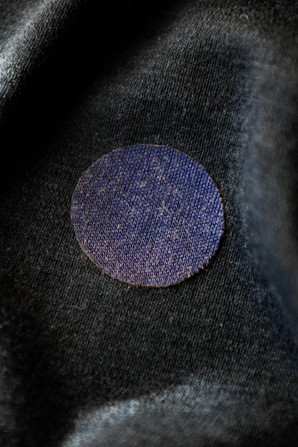 FabPatch Merino Navy reparationslapper 4-pak uld