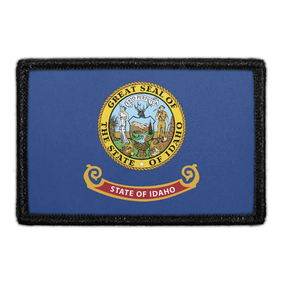 Pull Patch Idaho State Flag Color patch farve velcro