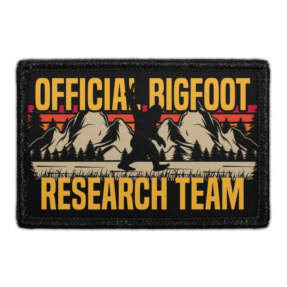 Pull Patch Bigfoot Research velcropatch 76x51 mm sjov