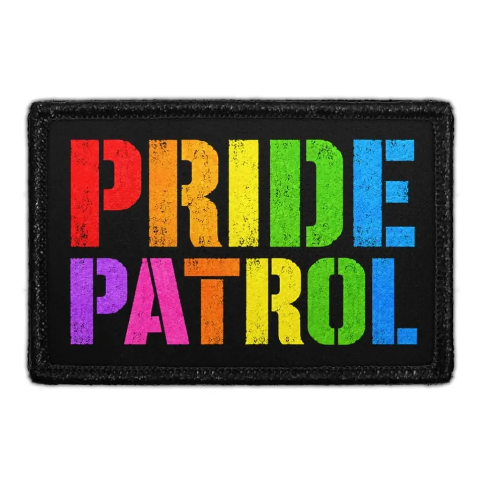 Pull Patch Pride Patrol patch 7,6x5 cm velcro