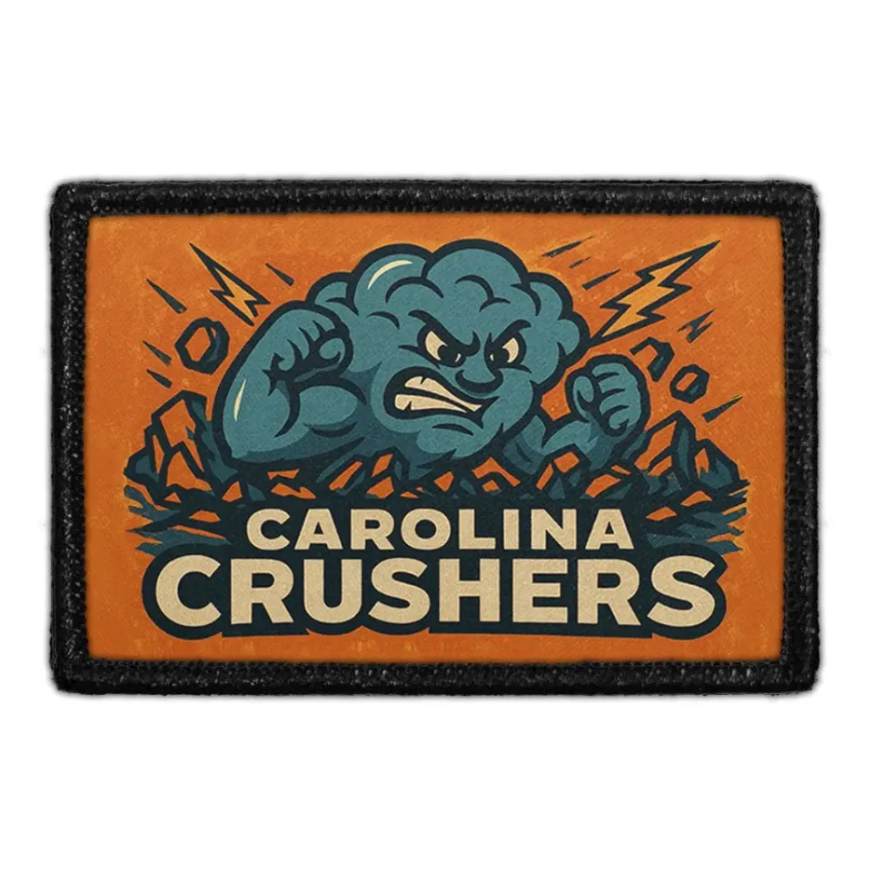 Pull Patch Carolina Crushers patch 1 stk hold velcro