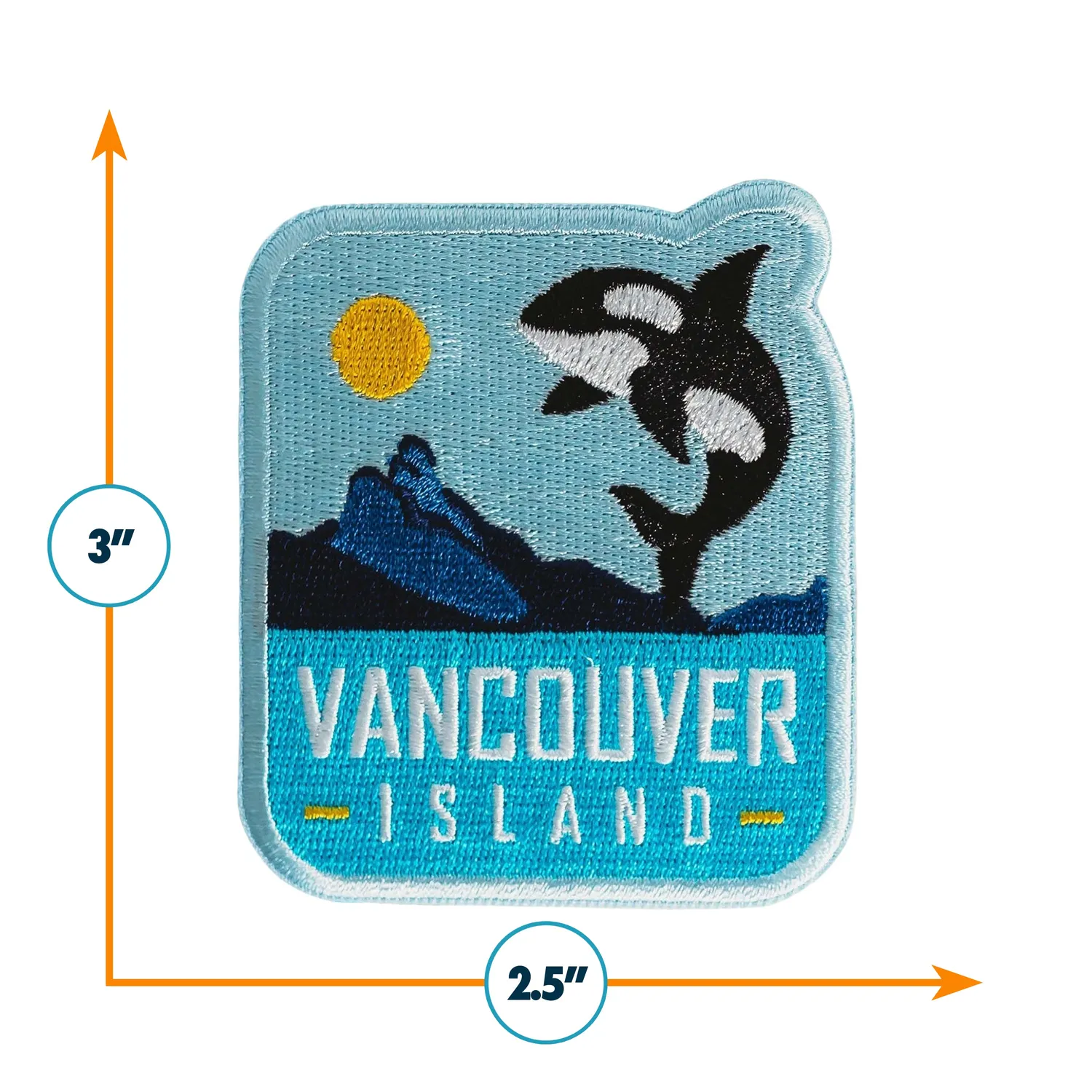 Vagabond Heart Vancouver Island strygemærke souvenir