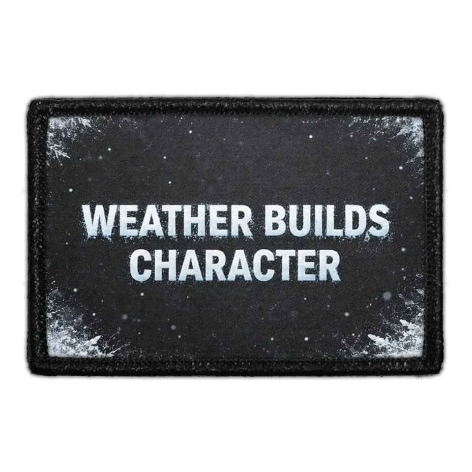 Pull Patch Weather Builds Character patch 3x2 velcro