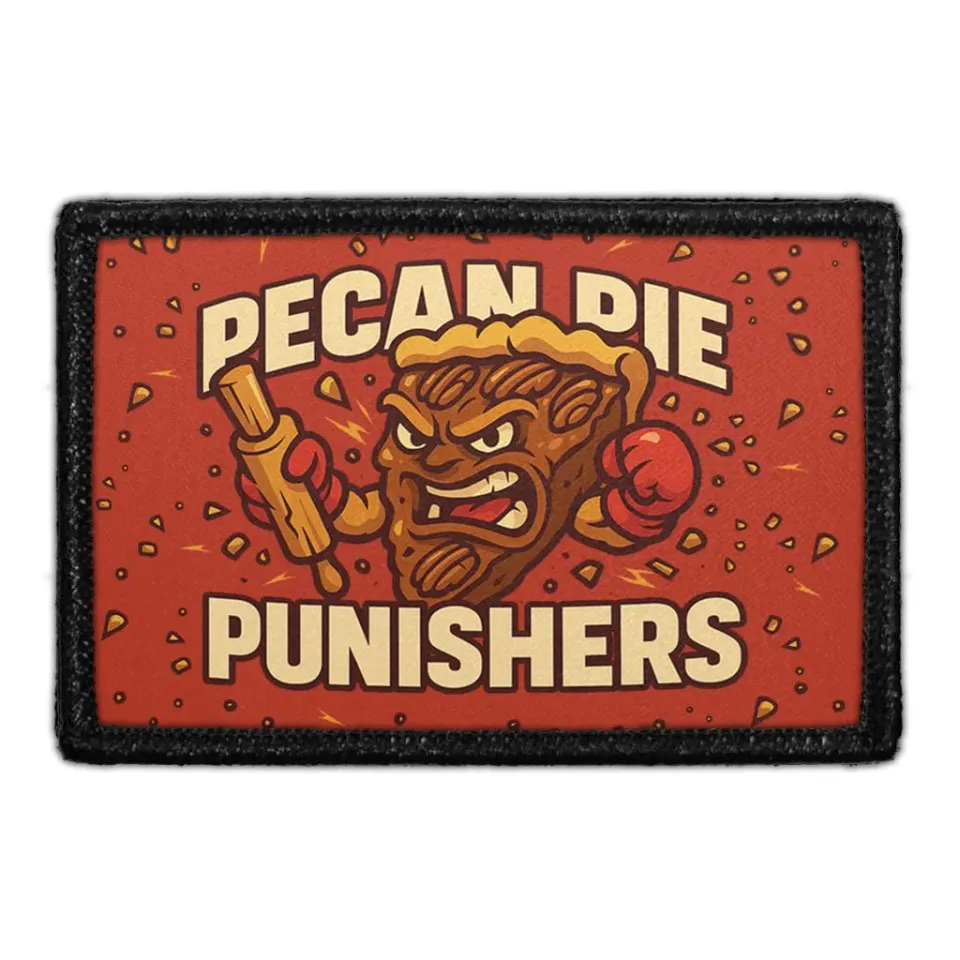 Pull Patch Pecan Pie Punishers julepatch velcro 76x51