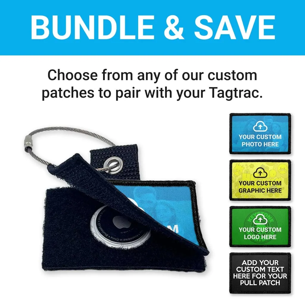 Pull Patch Custom Photo TagTrac patch horisontal bundle AirTag