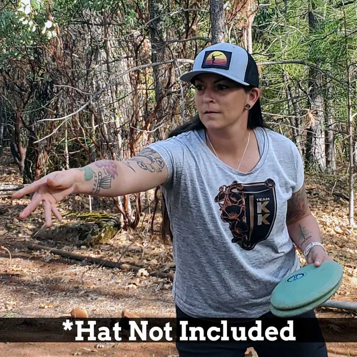 Pull Patch Disc Golf Sunset patch med velcro solnedgang
