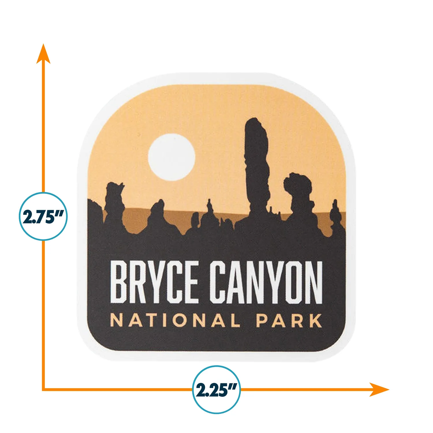 Vagabond Heart Bryce Canyon klistermærke vinyl 70 mm