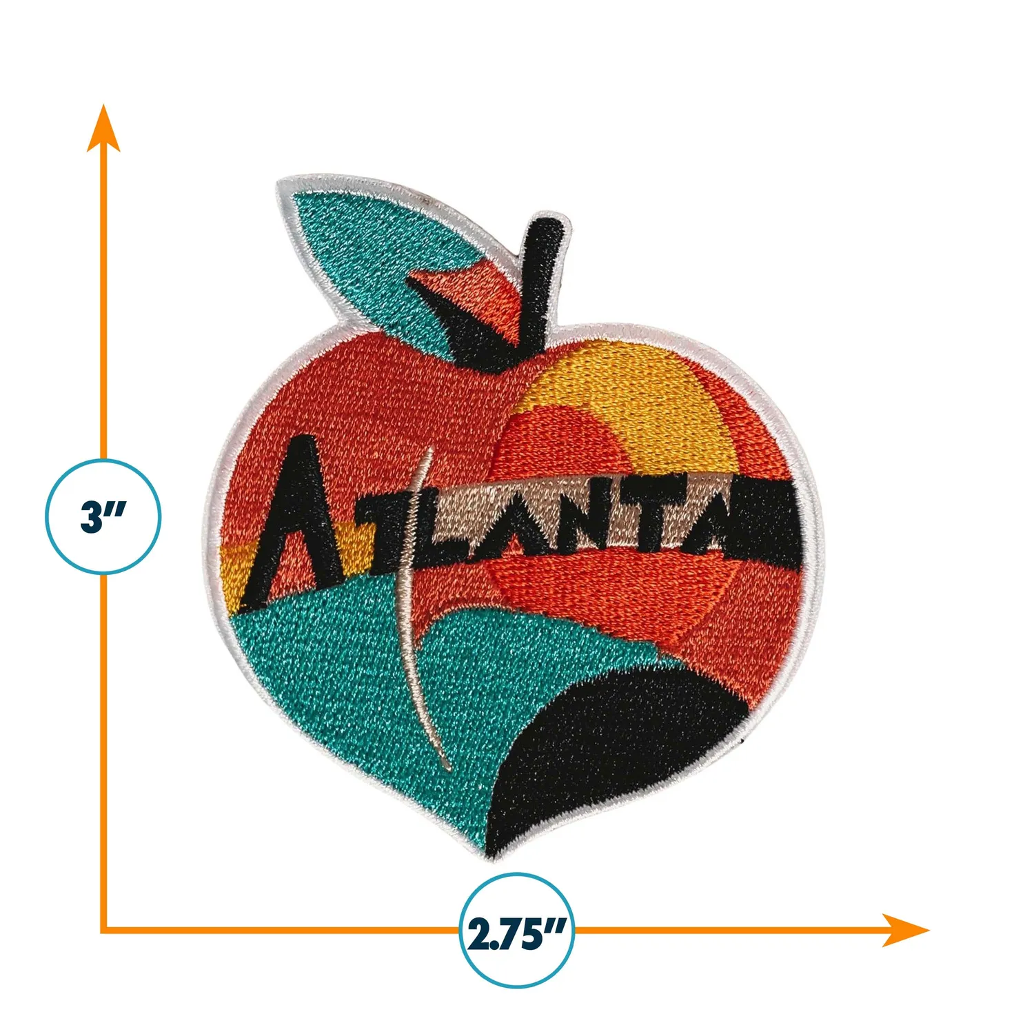Vagabond Heart Atlanta strygemærke USA souvenir