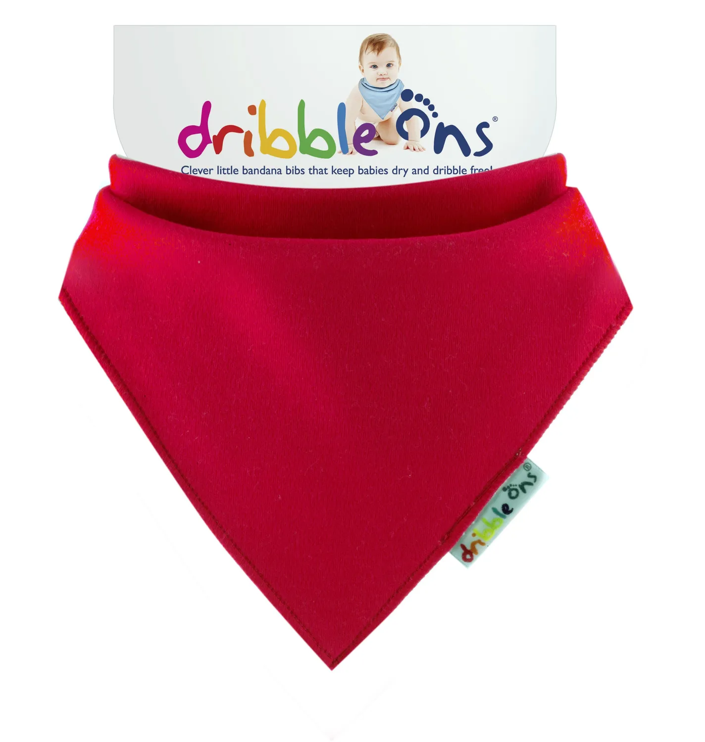 Sock Ons Dribble Ons savlesmæk baby pink