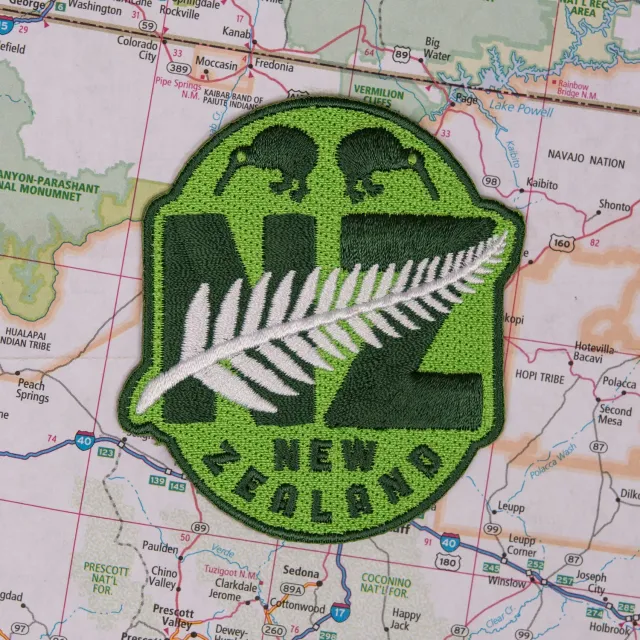Vagabond Heart New Zealand strygemærke 76 mm broderet