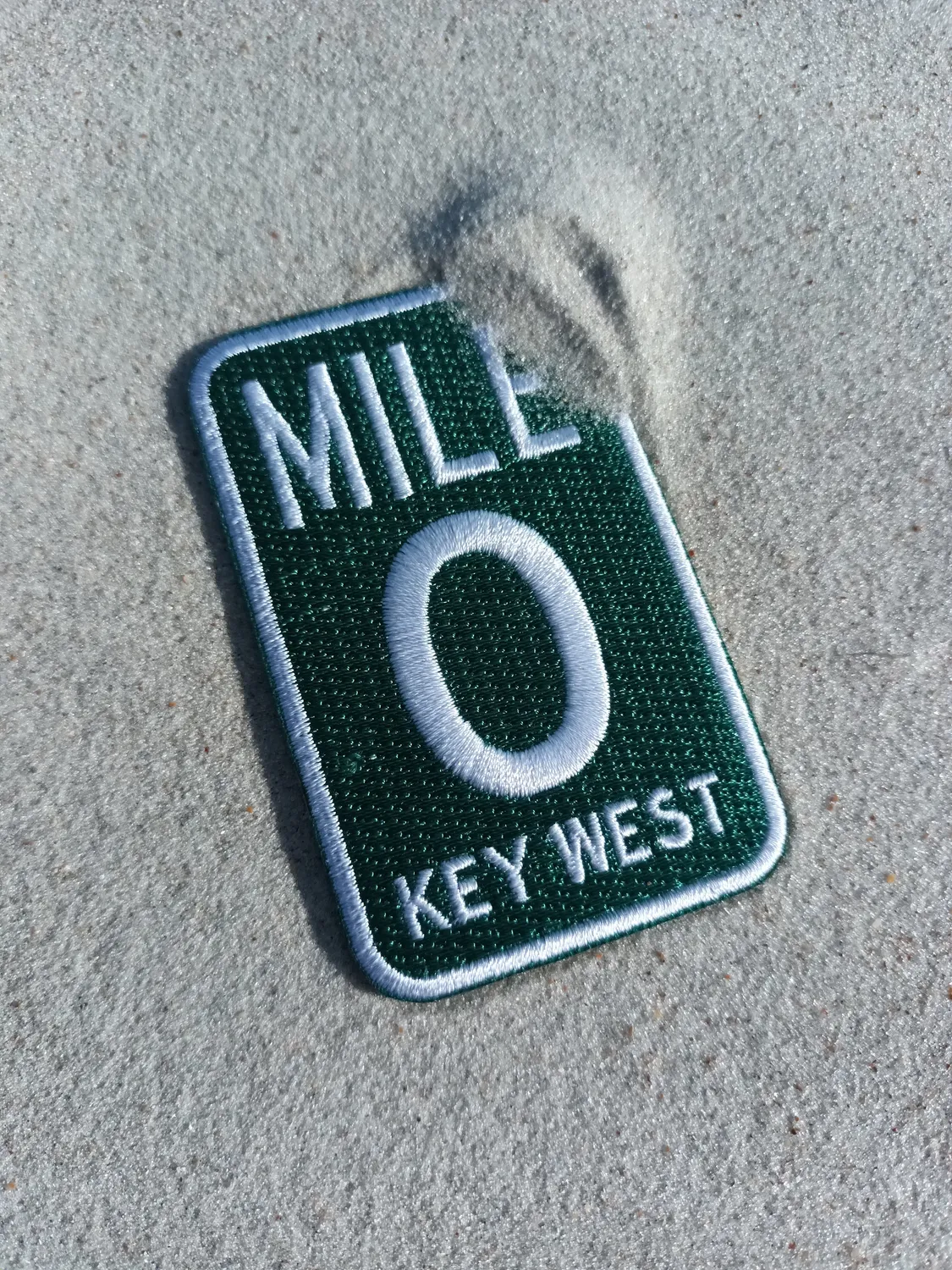 Vagabond Heart Mile 0 Key West strygemærke højt