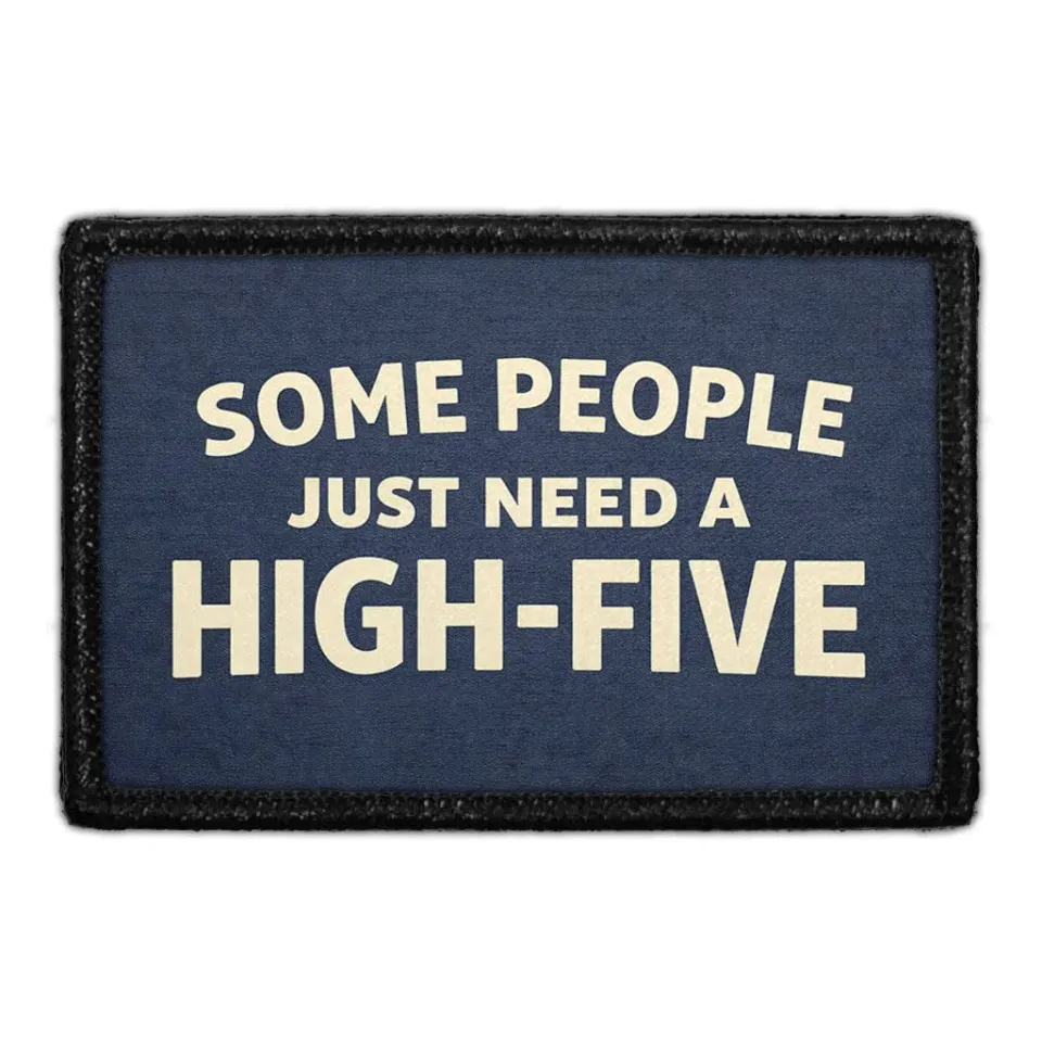 Pull Patch Some People High-Five patch 3x2 sarkasme