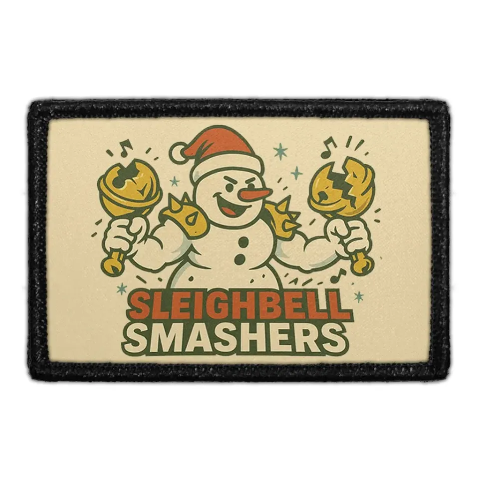 Pull Patch Sleighbell Smashers julepatch 76x51 velcro